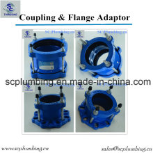 Adaptador de flange e acoplamento,